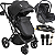 Carrinho de Bebe Bebe Conforto Base ISOFIX Kiddo Vox II Preto - Imagem 1
