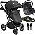 Carrinho de Bebe Kiddo Vox II com Bebe Conforto e Base Preto - Imagem 1