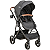 Carrinho de Bebe para Passeio Moises Kiddo Cosmos Melange Preto - Imagem 1