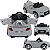 Carro Eletrico Belfix Audi TT RS Quattro Roadster 12V Cool Grey - Imagem 2