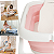 Banheira de Bebe Compacta Dobravel com Suporte Kiddo Flex Rosa - Imagem 4