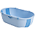 Banheira de Bebe Dobravel Compacta Kiddo Flap Azul Menino - Imagem 1