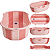 Banheira de Bebe Dobravel Compacta Kiddo Flap Rosa Menina - Imagem 2