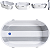 Banheira de Bebe Dobravel com Suporte Kiddo Flap Plus Cinza - Imagem 3