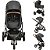 Carrinho de Bebe Passeio Esportivo Moises Kiddo Trek Preto - Imagem 2