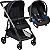Carrinho de Bebe para Passeio Berço Burigotto Tak Metal Silver - Imagem 2