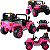 Carro Eletrico Jipe Peg Perego Ranger 538 Off Road 12v Rosa - Imagem 2