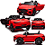 Carro Eletrico Bandeirante Mercedes AMG SL63 12V CR Vermelho - Imagem 4