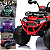 Quadriciclo Eletrico Bandeirante Super ATV com Bau 12V Vermelho - Imagem 4
