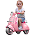 Moto Scooter Eletrica Bandeirante Lambreta Vespa Hello Kitty 6V - Imagem 1