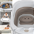 Banheira para Bebe Ofuro Dobravel Kiddo Oyster 40L Cappuccino - Imagem 4