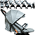 Carrinho de Bebe para Passeio Berço Compacto Zippy Toys Grey - Imagem 3