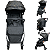 Carrinho de Bebe para Passeio Berço Compacto Zippy Toys Black - Imagem 2