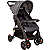 Carrinho de Bebe Passeio Passear Baby Atena Reversivel Preto - Imagem 1
