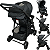 Carrinho de Bebe com Bebe Conforto Passear Baby Atena Preto - Imagem 2