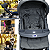 Carrinho de Bebe Bebe Conforto Base Passear Baby Atena Cinza - Imagem 4