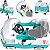 Carrinho de Passeio e Pedal para Bebe Calesita Kombina Verde - Imagem 3