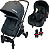 Carrinho de Bebe Bebe Conforto Passear Baby Jupiter 3 em 1 Preto - Imagem 1