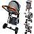 Carrinho de Bebe com Bebe Conforto Passear Baby Ares 3 em 1 Cinza - Imagem 2