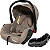 Cadeirinha para Carro com Base Passear Baby Aconchego Caqui - Imagem 1