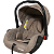 Cadeirinha para Carro com Base Passear Baby Aconchego Caqui - Imagem 2