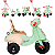 Carrinho de Passeio e Pedal Calesita Vespita Capri - Imagem 3