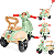 Carrinho de Passeio e Pedal Calesita Vespita Capri - Imagem 2