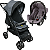 Carrinho Bebe Conforto Cinza Galzerano Maranello III Preto Cinza - Imagem 1