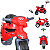 Carrinho de Passeio Pedal Biemme Triciclo Baby Trike Massey Ferguson - Imagem 2