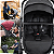 Carrinho Kiddo para Gemeos com 2 Bebe Conforto 2 Base Zig Zag Preto - Imagem 4