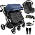 Carrinho Kiddo de Gemeos Bebe Conforto Base ISOFIX Vox Marinho - Imagem 1
