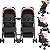 Carrinho Kiddo Gemeos 2 Bebe Conforto 2 Base ISOFIX Mascote Rosa - Imagem 2