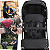 Carrinho Kiddo de Gemeos Bebe Conforto Base ISOFIX Mascote Preto - Imagem 4