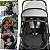 Carrinho Kiddo para Gemeos com Bebe Conforto Nomad Grafite - Imagem 4