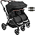 Carrinho Kiddo para Gemeos Duplo Nomad Preto - Imagem 1