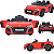 Carro Eletrico Importway Audi R8 Spyder Vermelho 12V Controle Remoto - Imagem 2