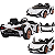 Carro Eletrico Importway Lamborghini Sian Branca 6V Controle Remoto - Imagem 2