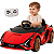 Carro Eletrico Importway Lamborghini Sian Vermelha 6V Controle Remoto - Imagem 1