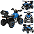 Mini Quadriciclo Eletrico Infantil Importway Azul 6V - Imagem 2