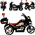 Moto Eletrica Infantil Policia Importway Motorcycle 6V Preta - Imagem 3