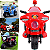 Moto Eletrica Infantil Policia Importway Motor 6V Vermelha - Imagem 4