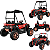 Carro Importway UTV Elétrico Infantil Vermelho 12V Controle Remoto - Imagem 2