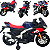 Mini Moto Elétrica Infantil Importway Aprilia RSV4 6V - Imagem 3