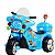 Moto Eletrica Infantil Importway Motorcycle 6V Azul - Imagem 1