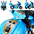 Moto Eletrica Infantil Importway Motorcycle 6V Azul - Imagem 3