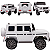 Carro Elétrico Bang Toys Urban Kid Cruiser Mercedes Branco 12V - Imagem 3