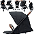 Carrinho de Bebê Premium Baby Zurich Black Couro Marrom - Imagem 3