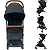 Carrinho de Bebê Premium Baby Zurich Black Couro Marrom - Imagem 4