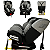 Cadeira para Carro Premium Baby Prime 360°  Isofix Black Cinza - Imagem 3