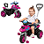 Moto Trail Infantil 2 em 1 Maral com Pedal e Empurrador Rosa - Imagem 1